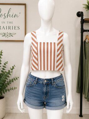 4 for $25 🤍 Maurices Striped Square Neck Tank Top 🤍 - Large